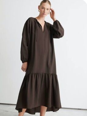 Brown loose dress